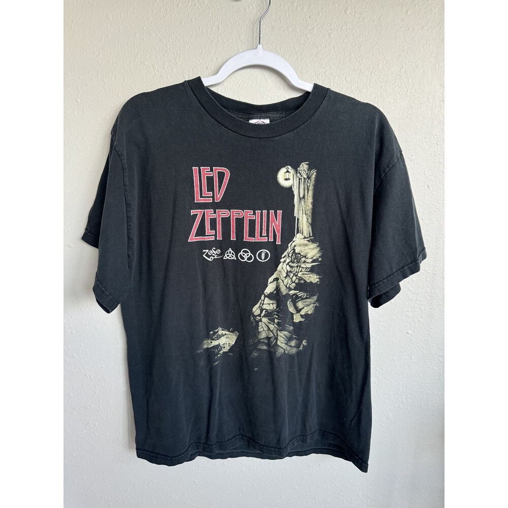 Vintage Led Zeppelin T-shirt Rock Band Artist Music Crew Delta Pro Weight